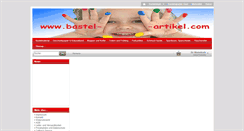 Desktop Screenshot of bastel-artikel.com